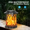 Solar Lantern Outdoor Lights Flickering Flame  Lights Hanging Solar Powered Lights For Garden Patio Deck Yard Pathway 4