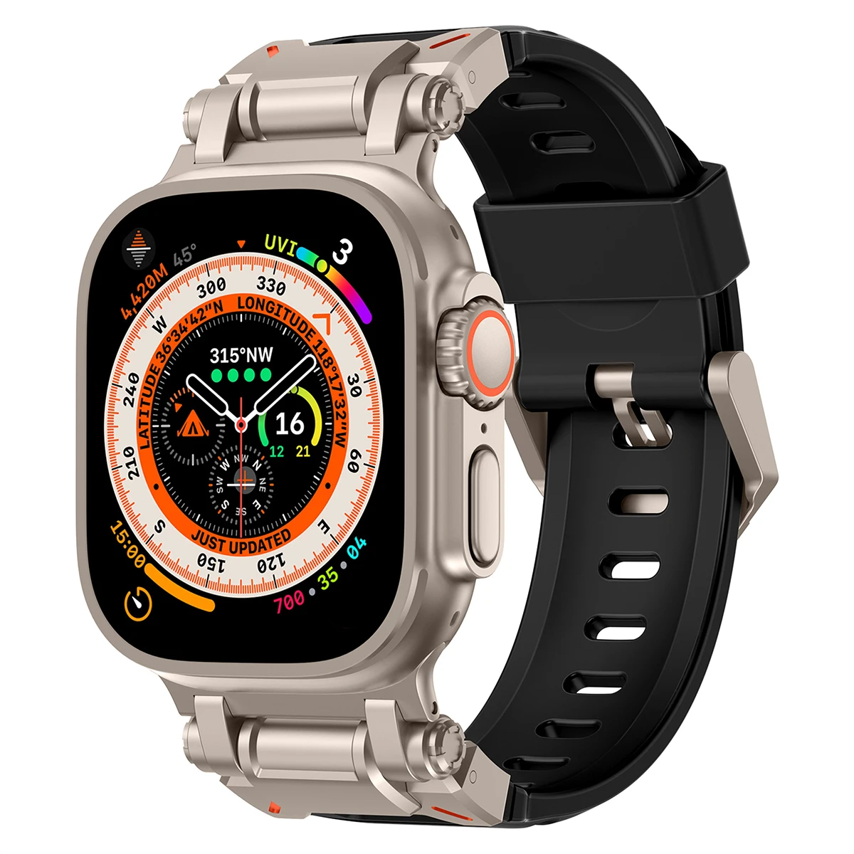 Titanium Silicone Loop Strap - Premium Sports Band
