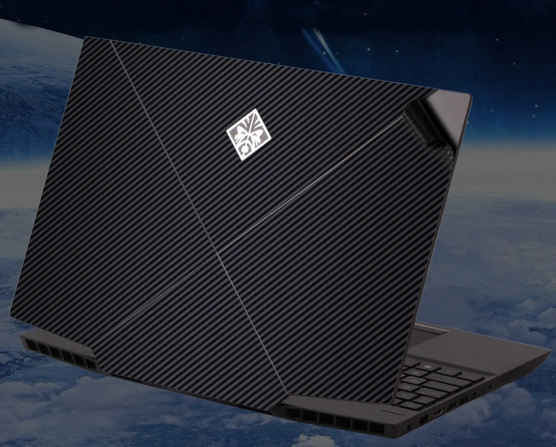Protezione Della Copertura Della Decalcomania Della Pelle Dell'Autoadesivo Del Computer Portatile In Fibra Di Carbonio Per Hp Omen 17 (2019) Muslimate
