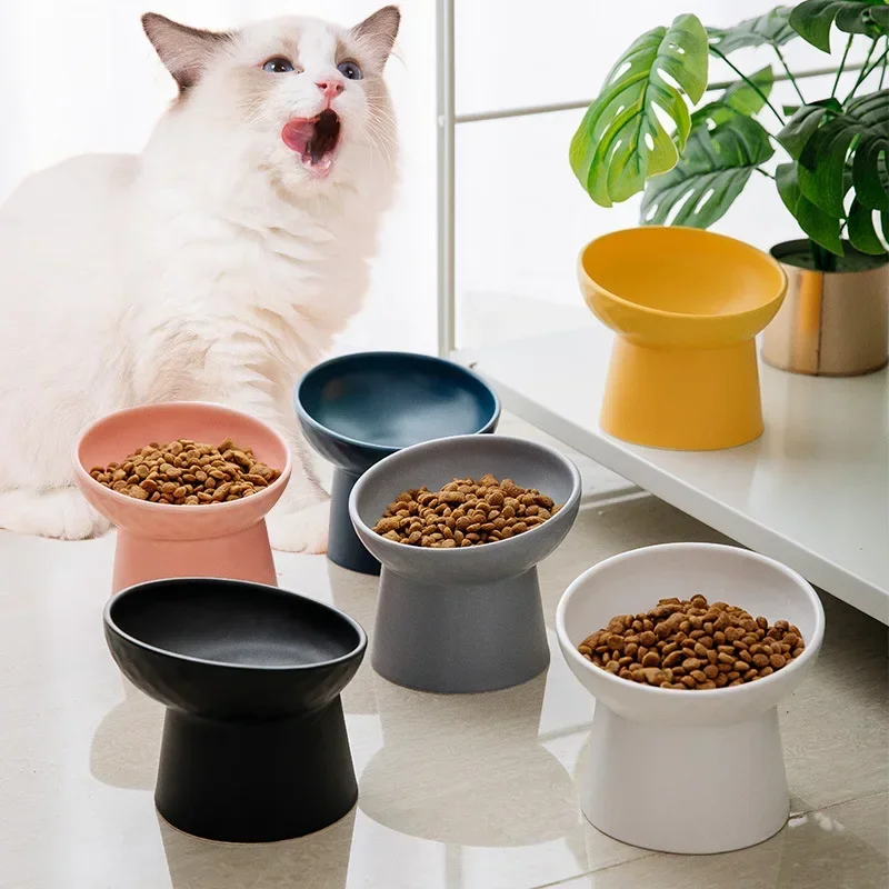 Pet Food Bowl Pet Bowl Dog Bowl Pet Feeder Bowls Cat Nordic Style Food Water Bowl Ceramic Eating Dishes for Puppy Cats