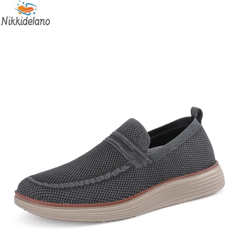 Men's Mesh Casual Shoes 2023 New Fashion Lightweight Breathable Soft-Soled Shoes Summer Outdoor Sports Fitness Sneakers Big Size
