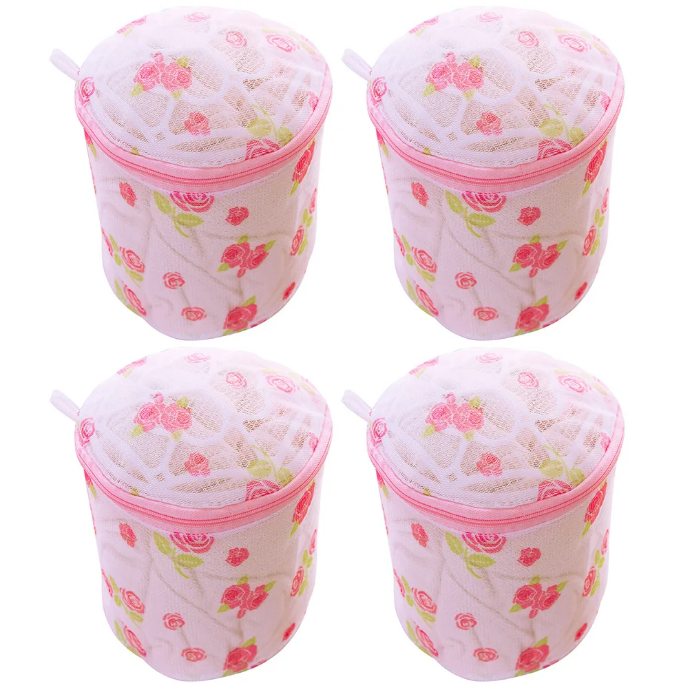 

4 Pcs Storage Pouches Delicates Laundry Bag Clothes Bags for Lingerie Washing Mesh Pocket