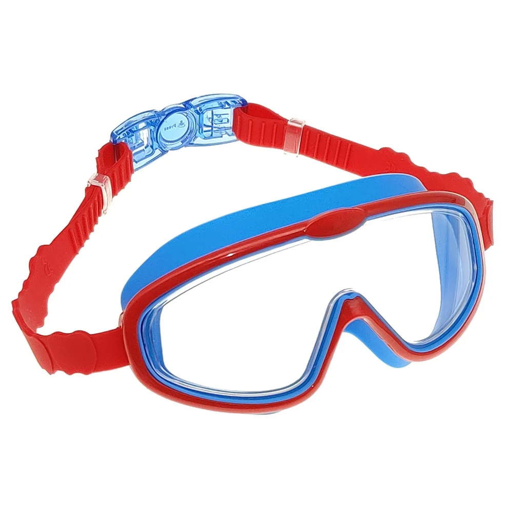 Swimming Goggles Waterproof Silicone Big Frame Swim Glasses for Kids Ages 6-15 HD Anti-fog Eyewear Swimming Accessories