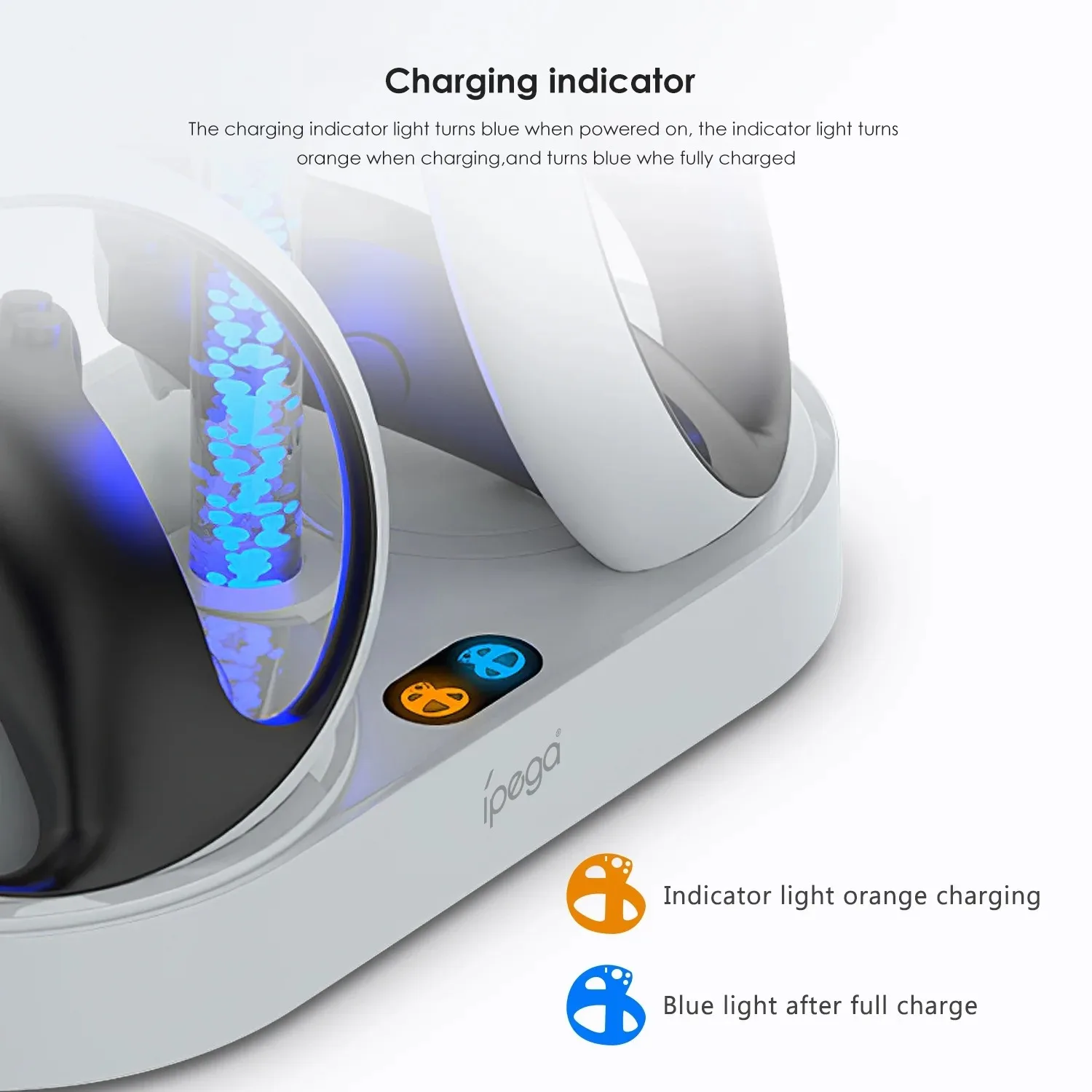 قاعدة شحن لوحدة التحكم لجهاز PS VR2 مع ملحقات عرض...