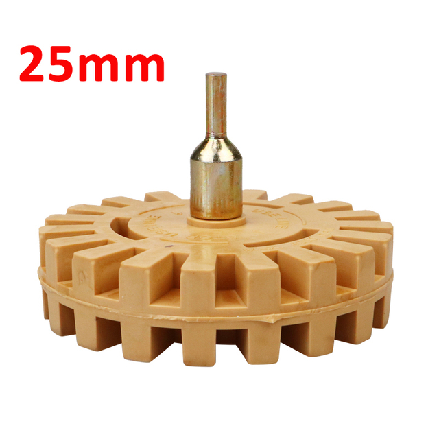 Pneumatic Rubber Eraser Wheel Pad Rubber Disk Decal Eraser Wheel Car Sticker Remover Paint Cleaner Car Polish Auxiliary Tool