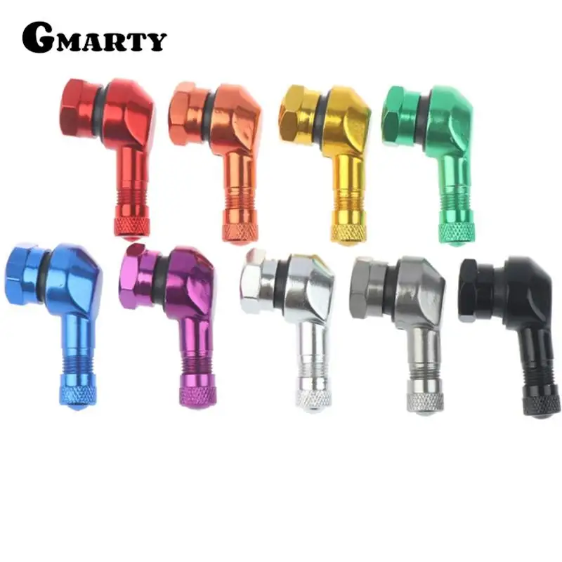 

1PC Aluminum Alloy Valve Motorcycle Rim 90 Degree Angle Motorcycle Wheel Tire Tubeless Valve Stems For Rim Wheel Parts