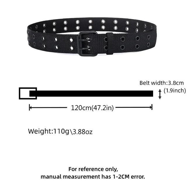 New Men Breathable Nylon Fabric Belt outdoor sport Belt Pin Buckle Trousers Jeans Belt 3