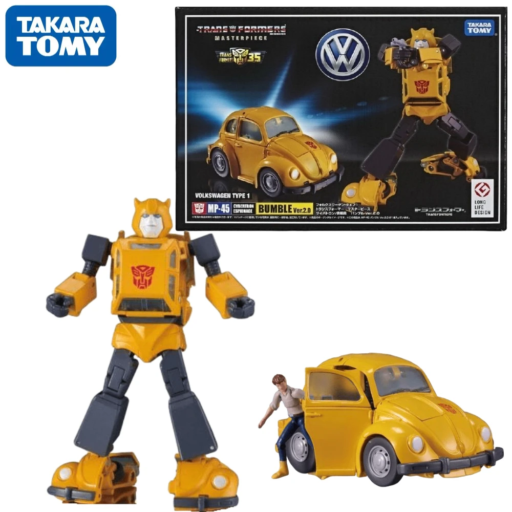 thumbnail image 1 of Figura de acción de la serie Bumblebee G1 de la serie MP45 de Transformation MasterPiece, modelo Autobot, juguete de colección de regalo, 1 of 4