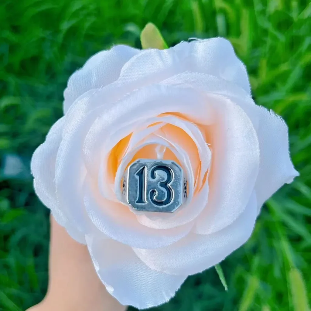 ジミン MUSE シルバー リング ♯14 Kpop Idol Jimin Muse Signet Ring ARMY Fashion Accessories