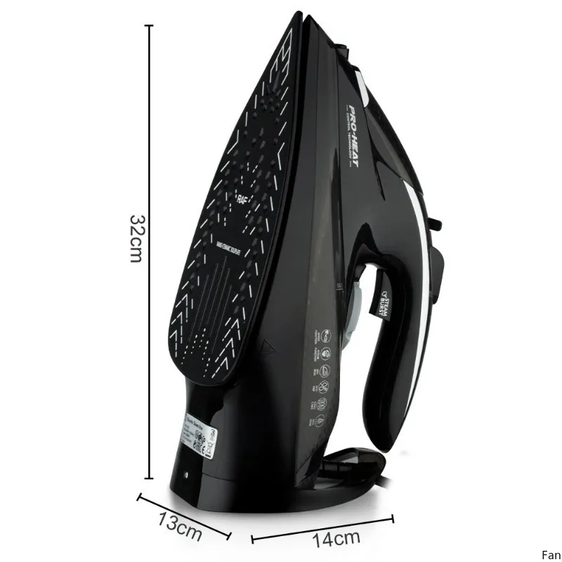 Iron 2800W Portable 5-speed Adjustable Temperature Pressure Clothes Steam Iron 220V Household Handheld Iron 4
