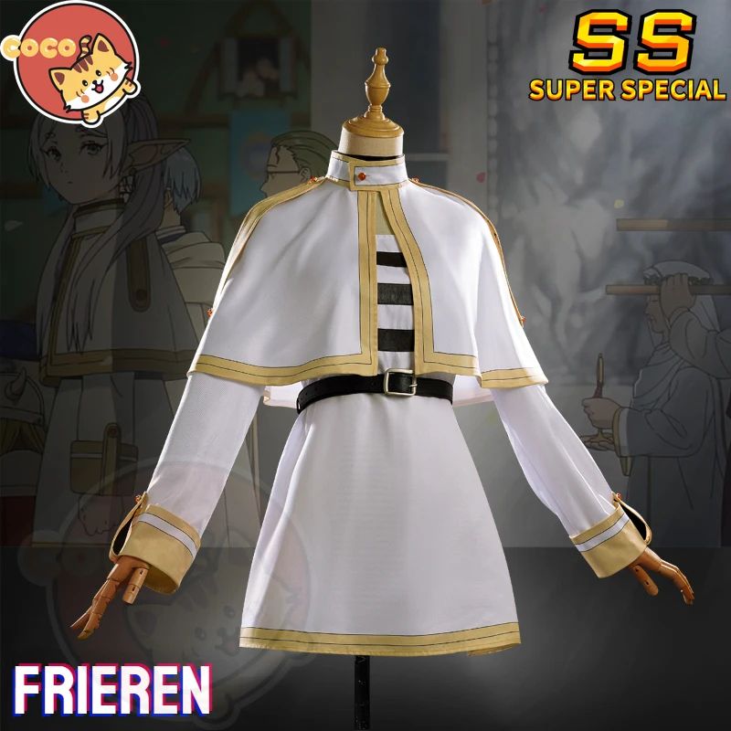

Frieren Cosplay Costume Frieren at the Funeral Cosplay Costume Frieren: Beyond Journey's End Cosplay and Cosplay Wig CoCos-SS