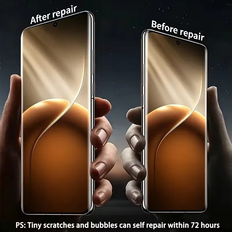 3-Pack Hydrogel Screen Protector Film - Slim and Durable Protection