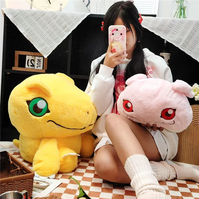 Digimon Adventure-jouet En Peluche Réversible, Agumon Koromon