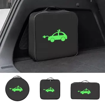 Borsa organizer per cavi EV Scatola per caricabatteria per auto elettrica Organizzatore di ricarica Borsa per cavi jumper Custodia per cavi di ricarica per veicoli elettrici