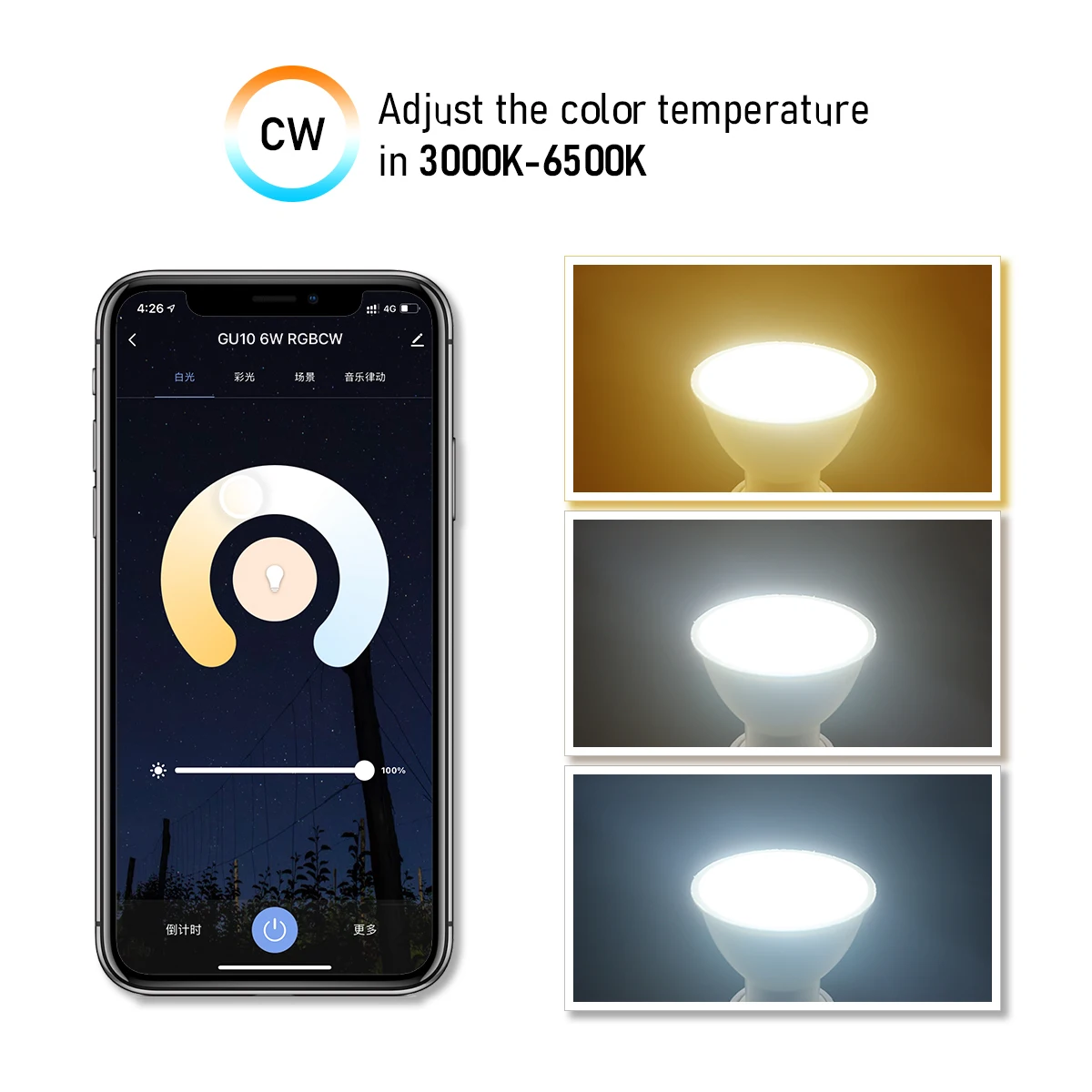 Tuya Led 조명 전구 RGB CW WW E27 B22 GU10 T37 Wifi 램프 Alexa 스마트 매입 형 110V 220V 호환 구글 어시스턴트 홈 인테리어, 집 꾸미기, 조명, 예쁜, 밝은, 잘 