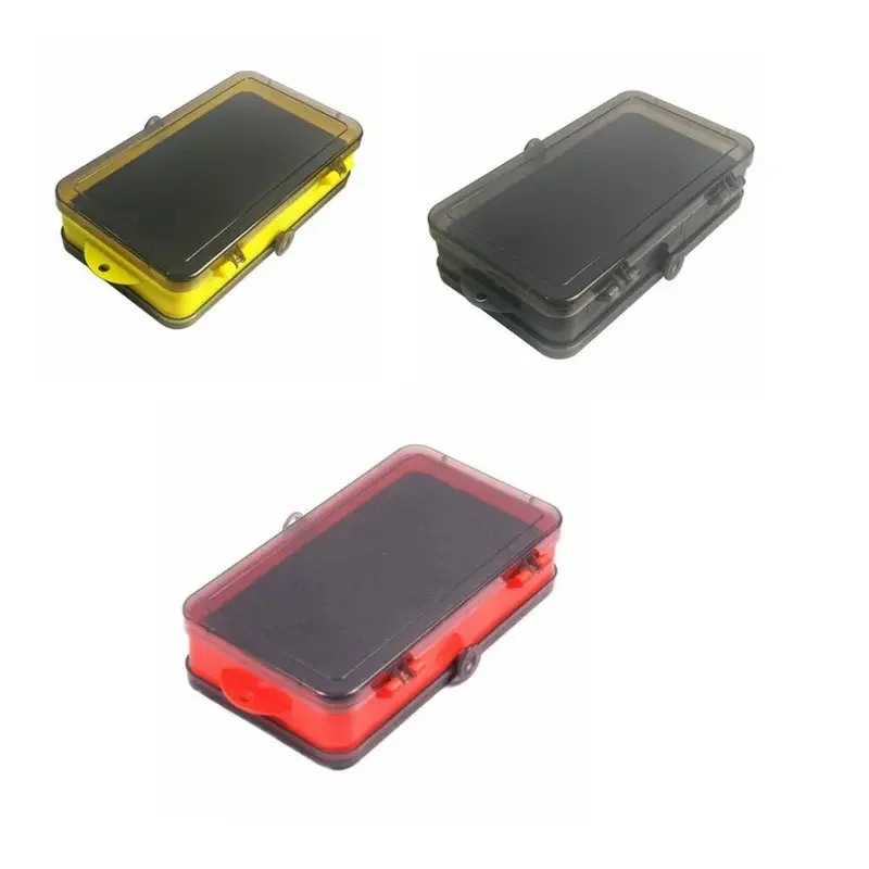 Double Sided Tackle Box 24-36 Compartments Portable Fishing Box with Adjustable Dividers for Easy Bait & Lure Organization ABS