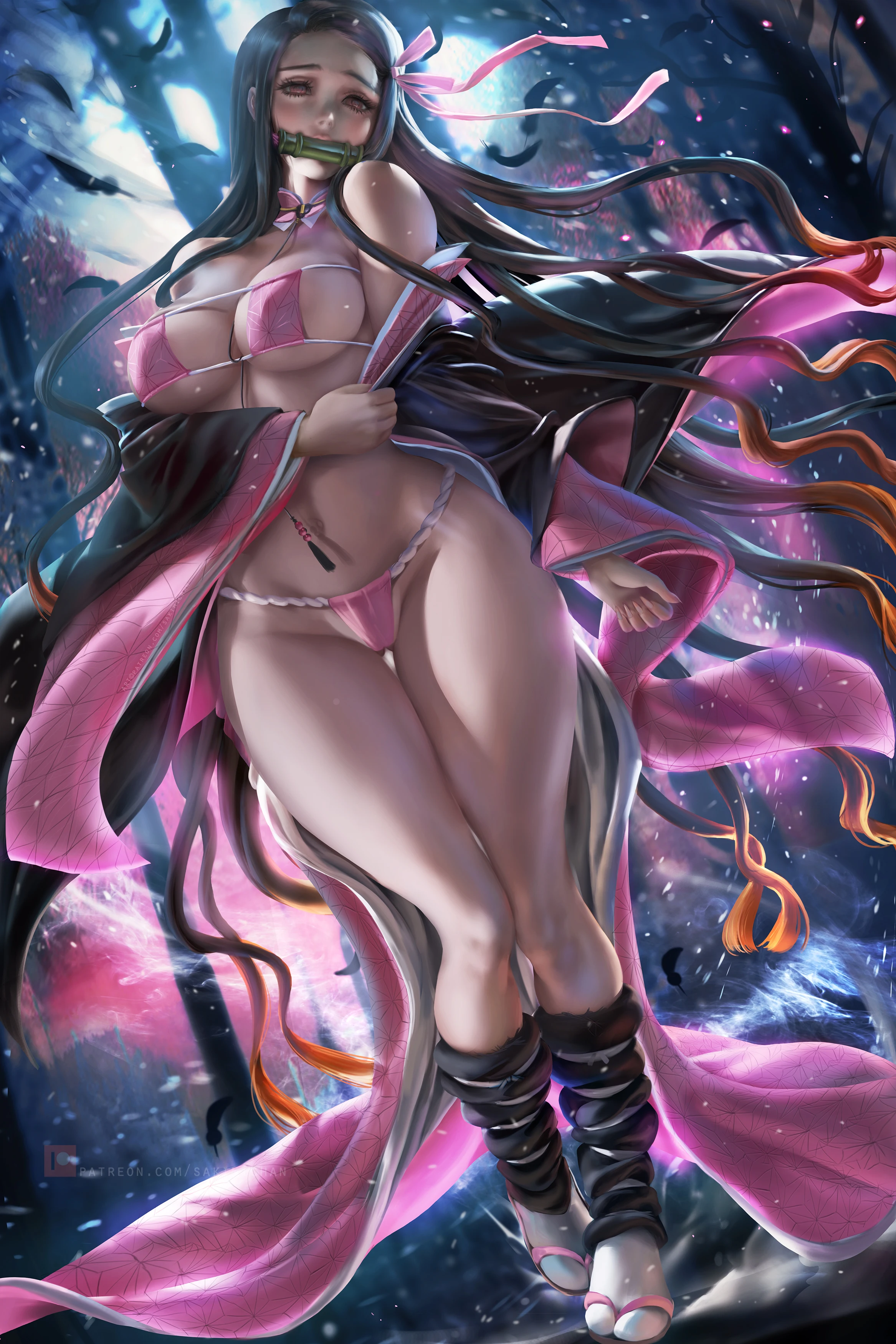 Demon slayer nezuko big boobs