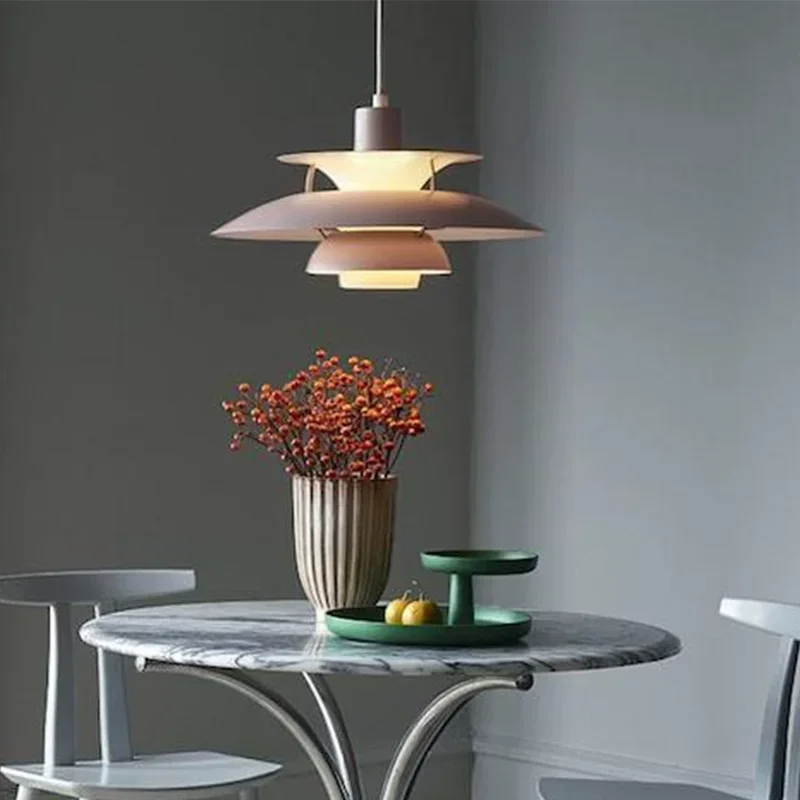 Nordic Chandelier PH5 Danish  Flying Saucer Design Bedroom Simple Modern Restaurant Bar Bedside Lamps Room Decor Pendant Light 6