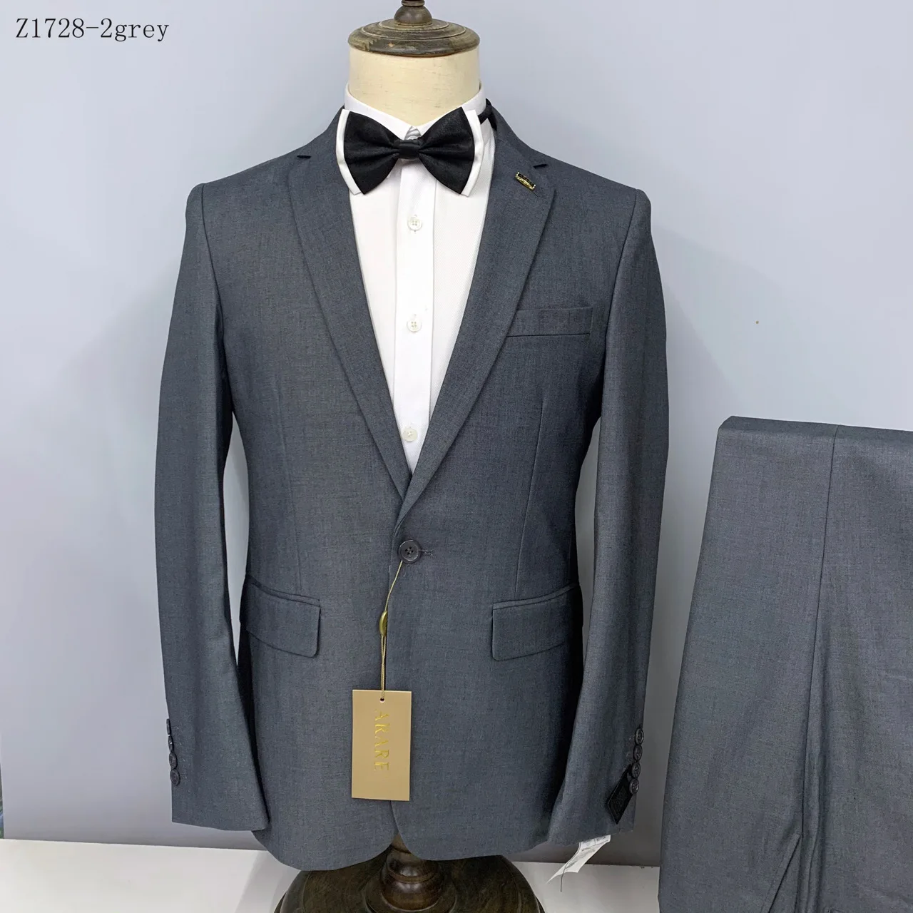 Suits For Men One Breasted Jacket Slim Fit Casual Peak Lapel Blazer Jacket Weeding Groomman Prom Business (Jacket+Pants)