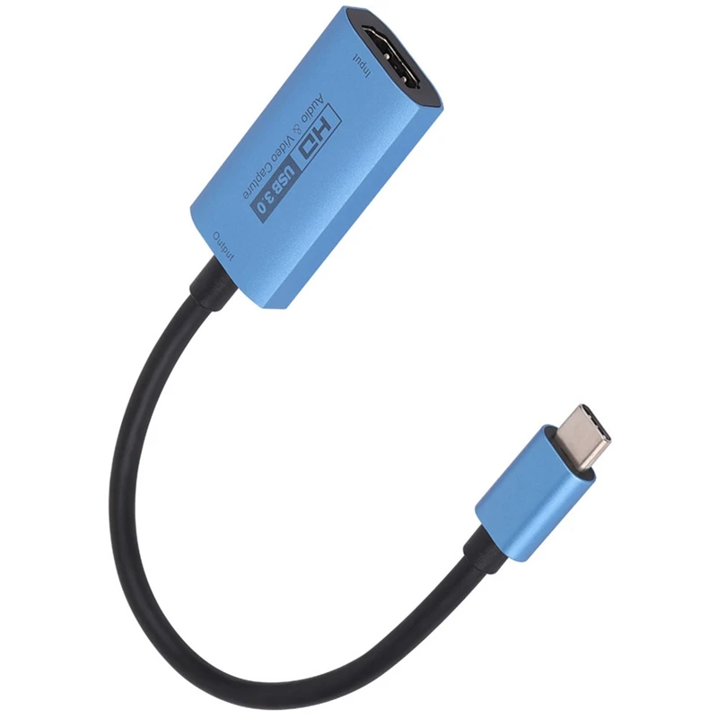 

Карта видеозахвата Type-C, Карта видеозахвата Аудио-Видео, карта для коллекционирования игры в реальном времени, совместимая карта захвата 4K HD1080P