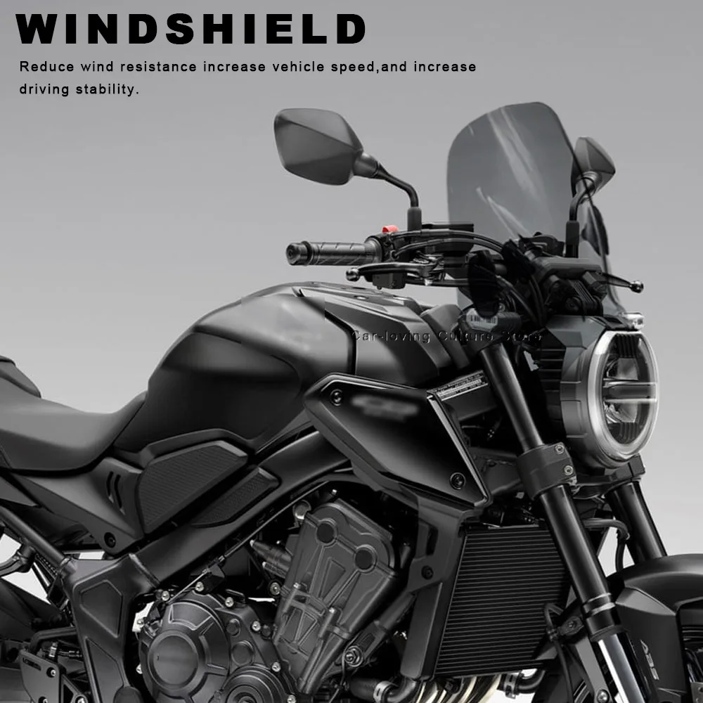 Per Honda Cb650R Cb 650 R Cb 650R Cb650 R Cb650R Moto Abs Parabrezza Visiera Visiera Doppia Bolla Schermo