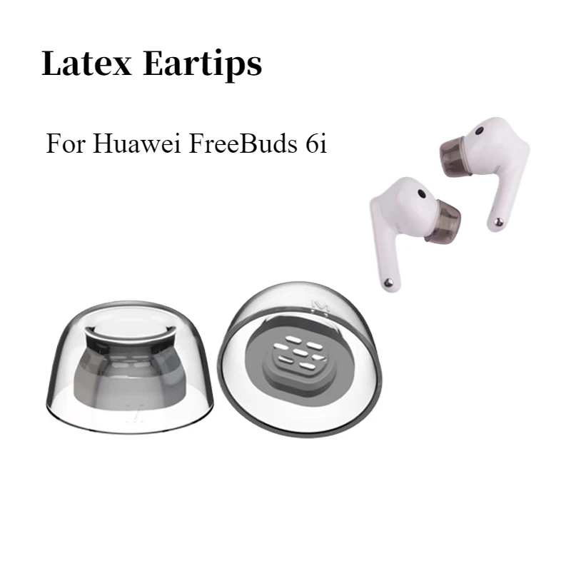 Latex Eartips for FreeBuds 7i 6i 5i Bluetooth Headphone Anti-allergic Non-slip Noise Reduction Earplugs Protective Sleeve