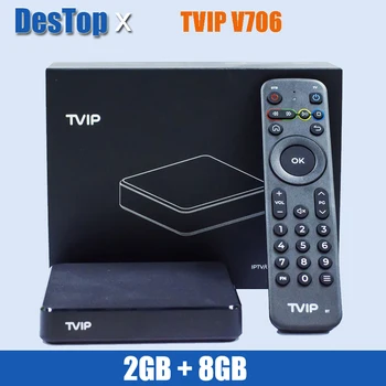 10pcs New TVIP 706 TV Box 4K Android 11.0 v706 Amlogic S905W2 quad core 2.4/5G WIFI H2.65 Smart Iptv BT Box 2GB 8GB Upgrade V705