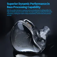 KZ EDC Pro Wire Earphone Large Dynamic Drivers Monitor Bass In-ear Headphone Cancelling Headset with Detachable Audio Cable - Image 3