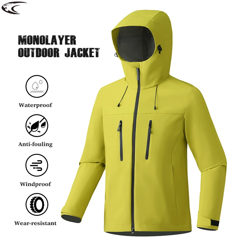 LNGXO Unisex Waterproof Jacket Hooded Windbreaker for Hiking Camping Trekking Outdoor Rain Coat Windproof Climbing Clothes hiking jackets,waterproof hiking jackets,waterproof jacket,waterproof coats,softshell jackets