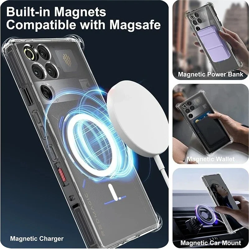 Magsafe Magnetic Wireless Charging Clear Case