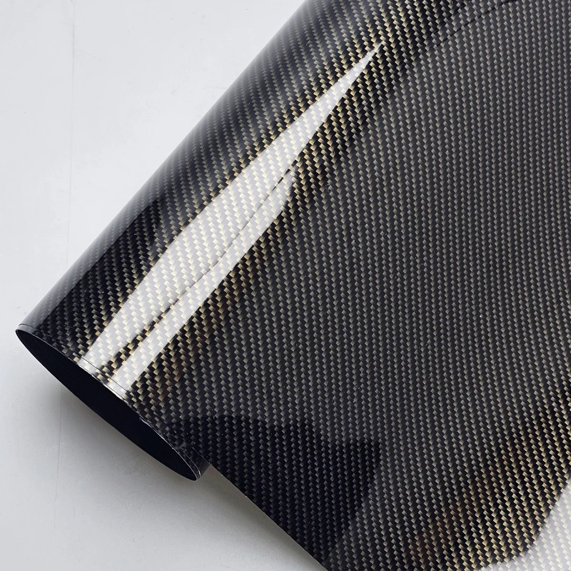 Cosmic Hex Black Carbon Fiber Vinyl Wrap for Vehicle Interior & Exterior