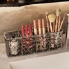 Water Ripple Acrylic Cosmetic Storage Box Makeup Brush Holder Organizer Lipstick Eyebrow Pencil Bathroom Storage Display Stand 4