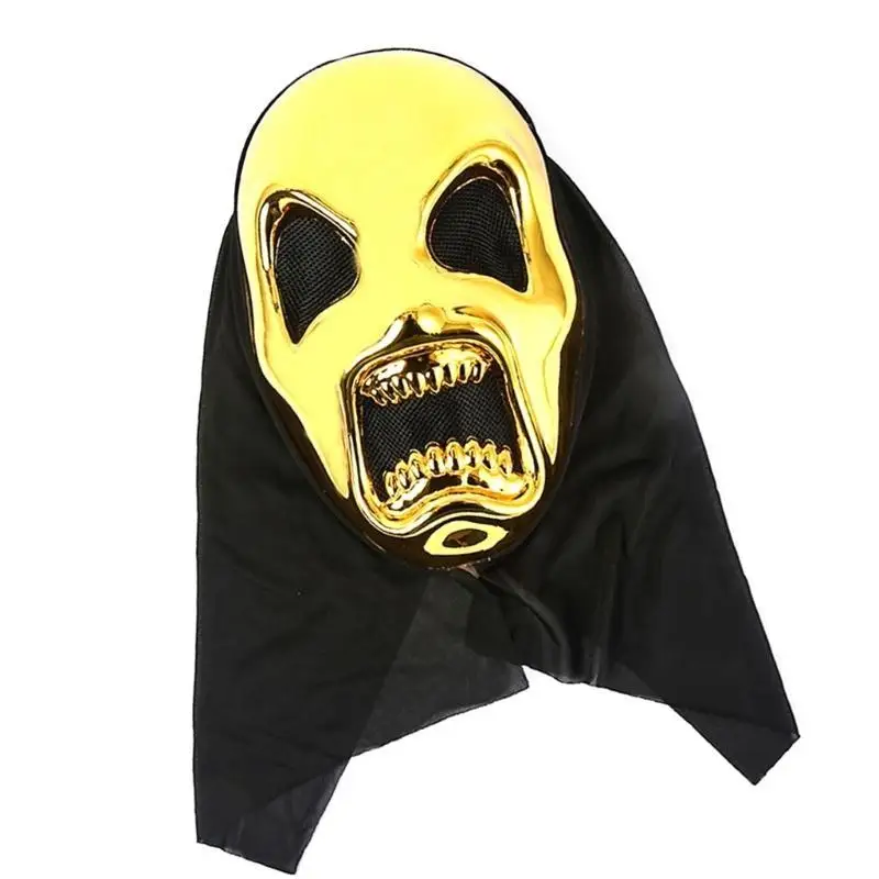 39BD Halloween-Schädel-Gesichtsmaske für Frauen, Mann, Cosplay, Partys, Maskerade-Maske, gruselige Totenkopf-Cosplay-Maske – Detail 9