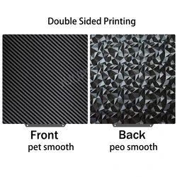 Durable PEI Spring Steel Sheet and Bed Sticker for 3D Printer Build Plate (235x235 mm) (PEOPET no base)