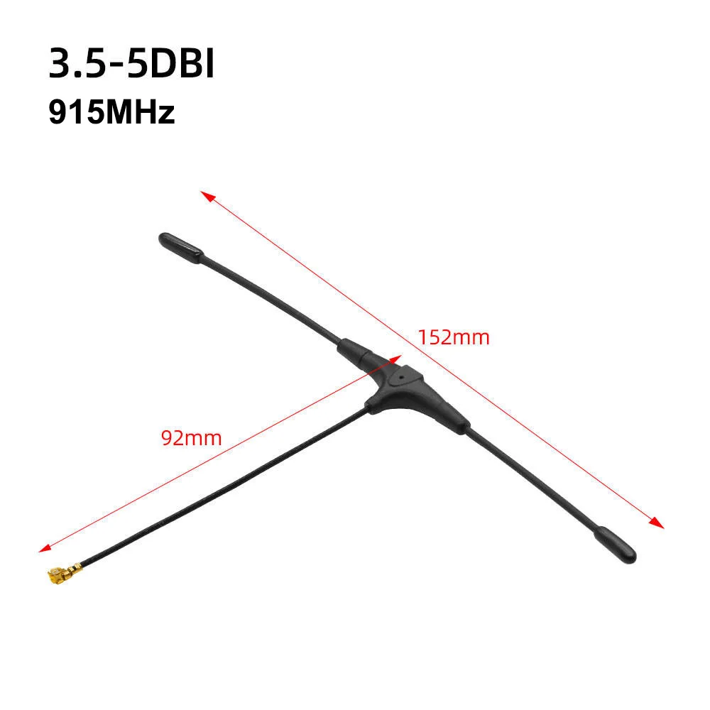 915MHz Plane Antenna T-Shape MIMO Bluetooth Antenna Long Range Crossing Machine Control for ELRS915 RC FPV Traversing Drones