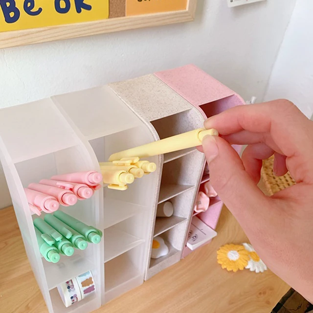 Organizador De Escritorio Con Ganchos Para Decoración De Habitación,  Estante De Almacenamiento Para Pared, Organizador De Maquillaje, Accesorios  Para El Hogar - Soportes Y Estanterías - AliExpress