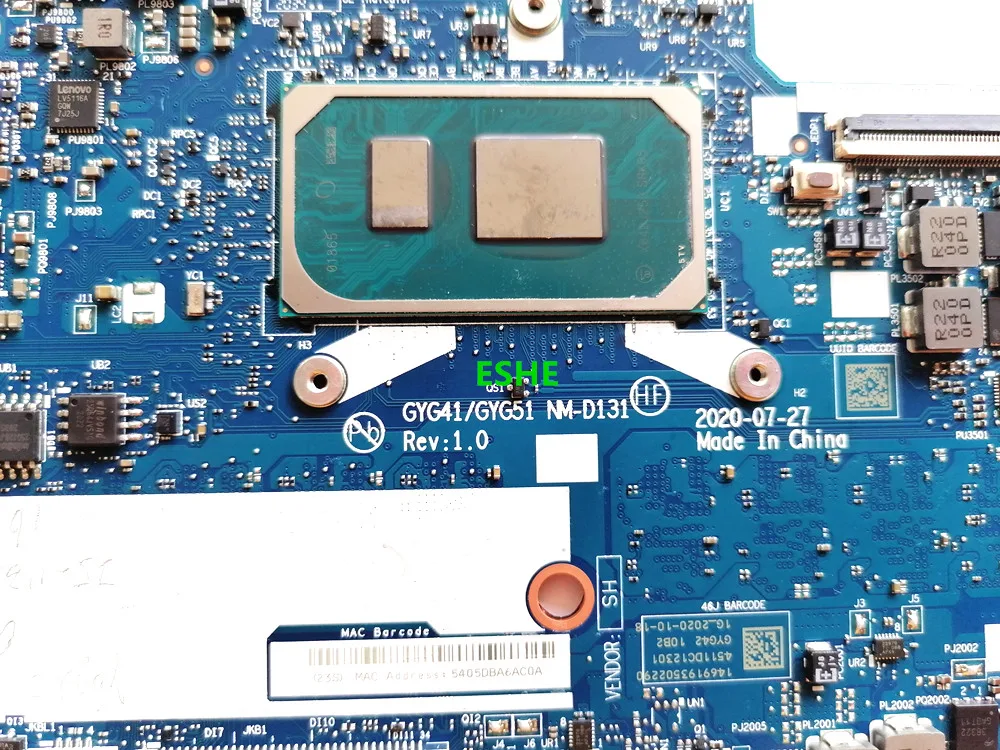 5B20Z31004 - Lenovo PC Laptop System Board
