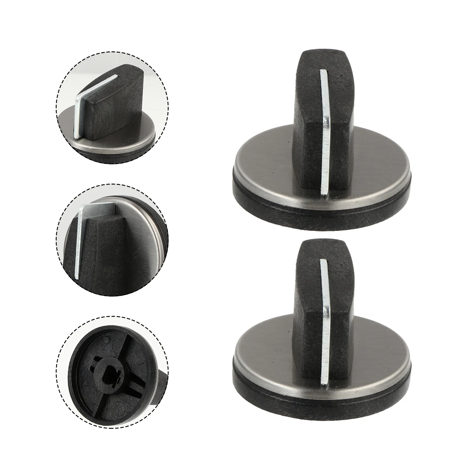 4 Pcs Gas Stove Ignition Buttons Home Gas Stove Accessories Right Angle 0&deg; Plastic Knob