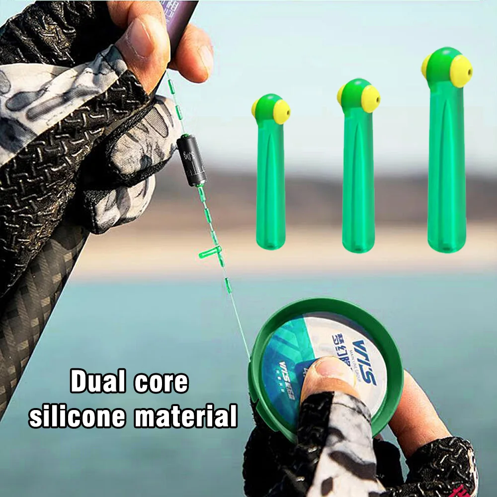 120 blocs de flotteurs en silicone MNFT - Sièges anti-enroulement pour pêche à la carpe