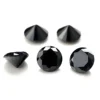 Top Quality Black Moissanite Loose Stone Black Color VVS1 Excellent Round Cut Moissanite Pass Diamond Tester 5