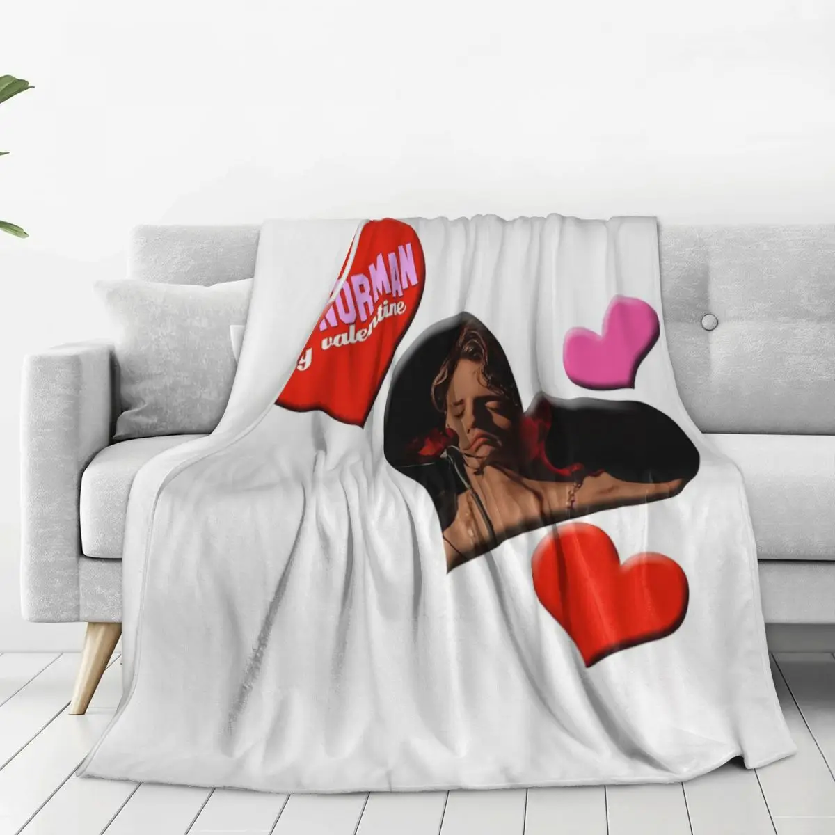 Jace Norman Is My Valentine Blankets Flannel Multi-function Sofa Throw Blankets For Couch Bedding Office Throws Bedspread Quilt 2