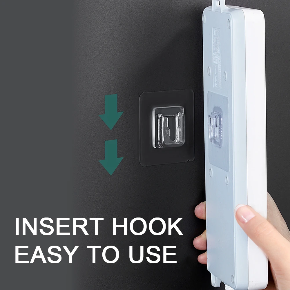 Description Picture 4 of itemDouble Sided Adhesive Wall Hooks Wall Hanger Transparent Suction Cup Sucker Hook Double-Sided Multi-Purpose Hook Key Hanger Hook