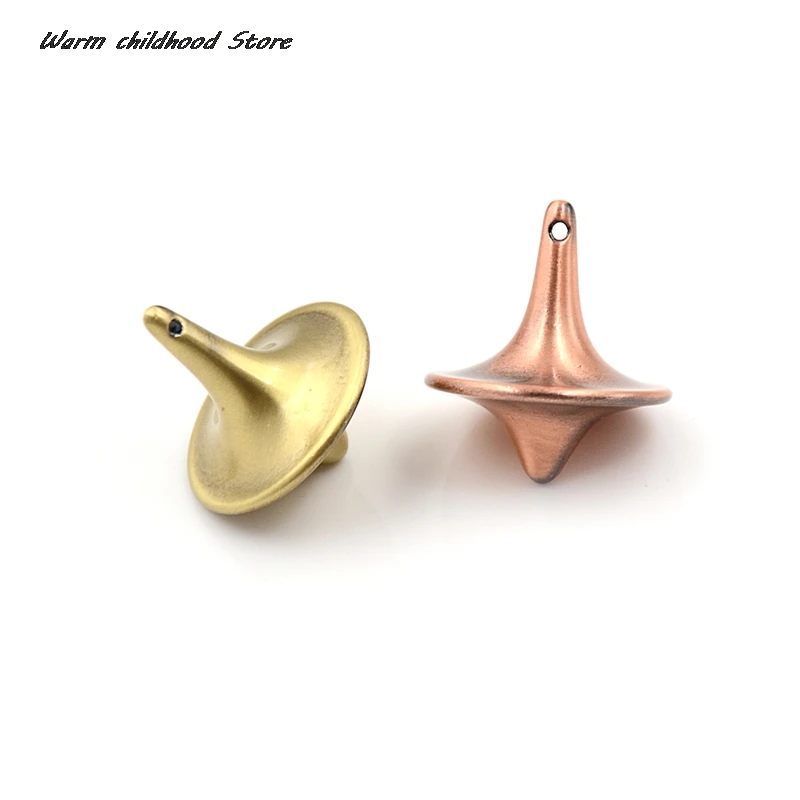 Spinning Top Toy Gyro Toupie Gyroscope Toy Metal Gyro Great Accurate Silver Spinning Top Hot Movie Totem Print Spinning Small Cyclone Adult Perpetual Stress Relief Toy