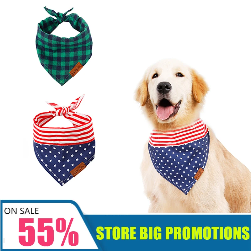 

Pet Dog Bandana Puppy Triangle Scarf Kerchief for Small Large DogsPet Neckerchief Scarf Dog Saliva Towel Pet Jewelry Accessories