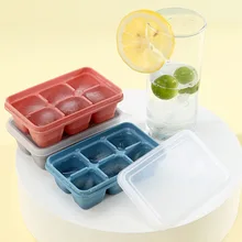 1PC Silicone Ice Cube Maker Form For Ice Candy Cake Pudding Chocolate Molds Easy-Release Square Shape Ice Cube Trays Molds