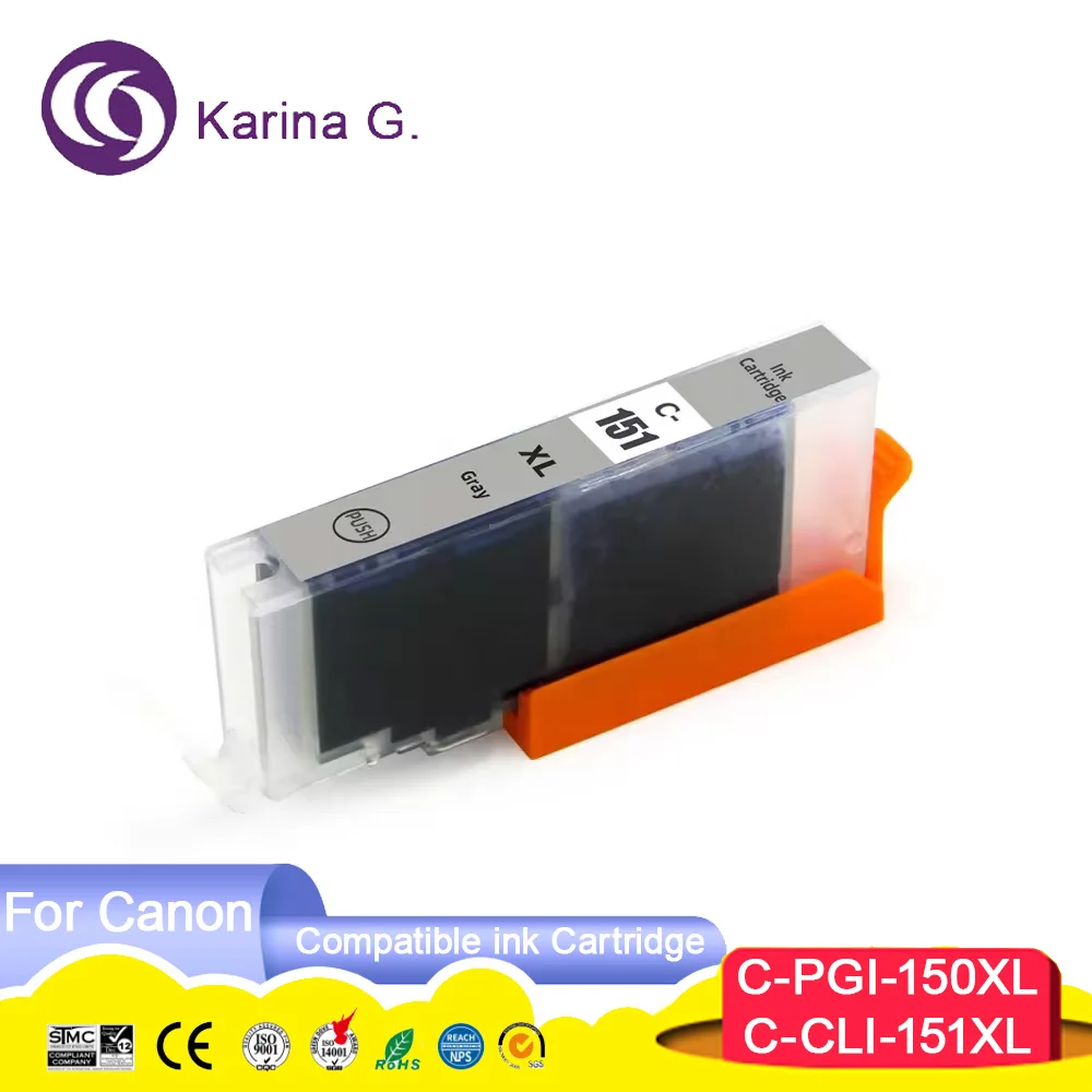 PGI 150 PGI-150 PGI150 PGI 150XL CLI 151 CLI-151 Compatible InkJet Ink Cartridge