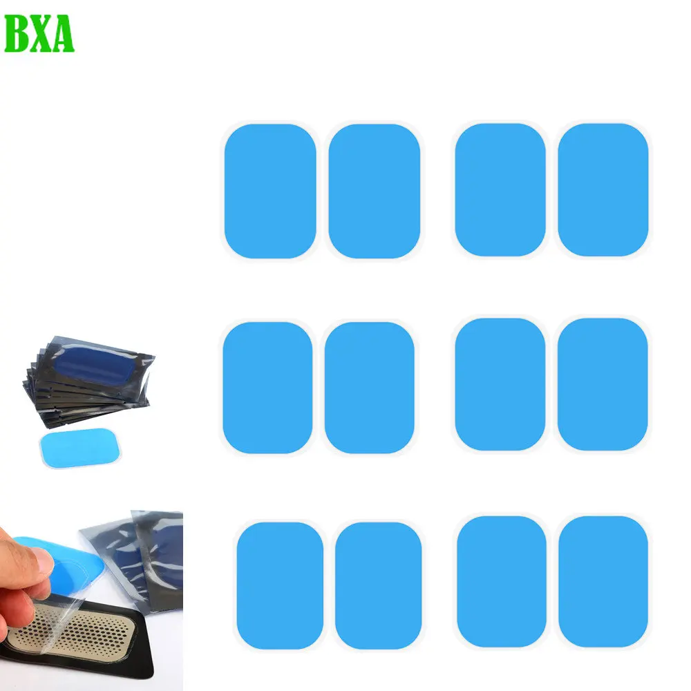 10-50Pcs Abdominal Gel Pads for EMS Trainer Abdominal Gel Stickers Fitness Hydrogel for Abdomen Muscle Stimulator Slim Massager 3pcs pack ems hip trainer gel pads stickers hydrogel abs muscle stimulator workout fitness slimming massage replacement patch