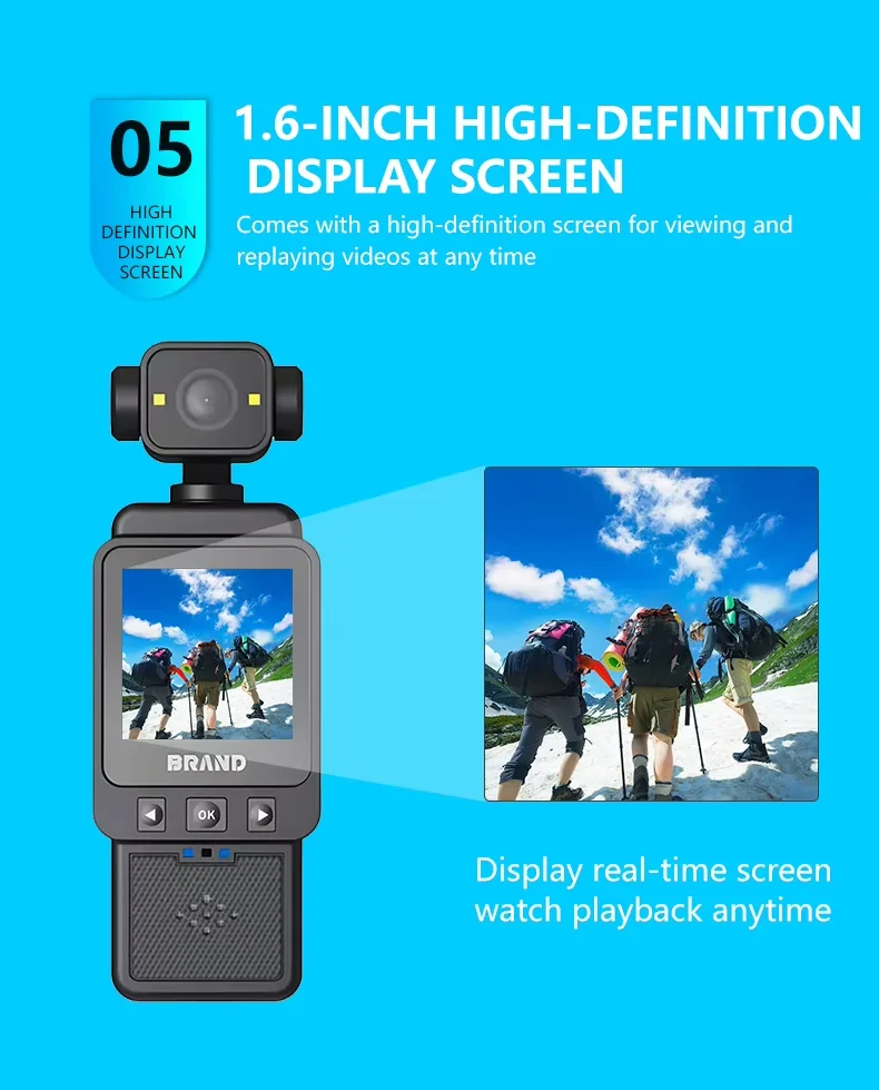 Action camera 1080p wifi sport camcorder voor travel vlogging_voghion.com
