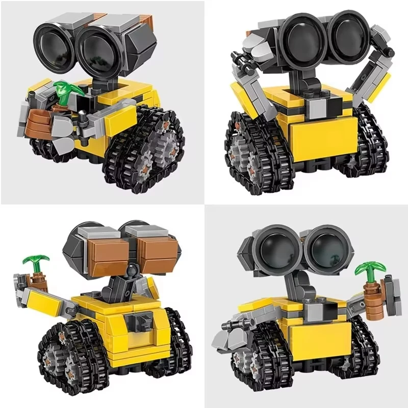Mini Wally Building Blocks Kit MOC Multi Joint Movable Classic Movie Model Building Blocks Assembly Children's Toys Rising Gift - 6