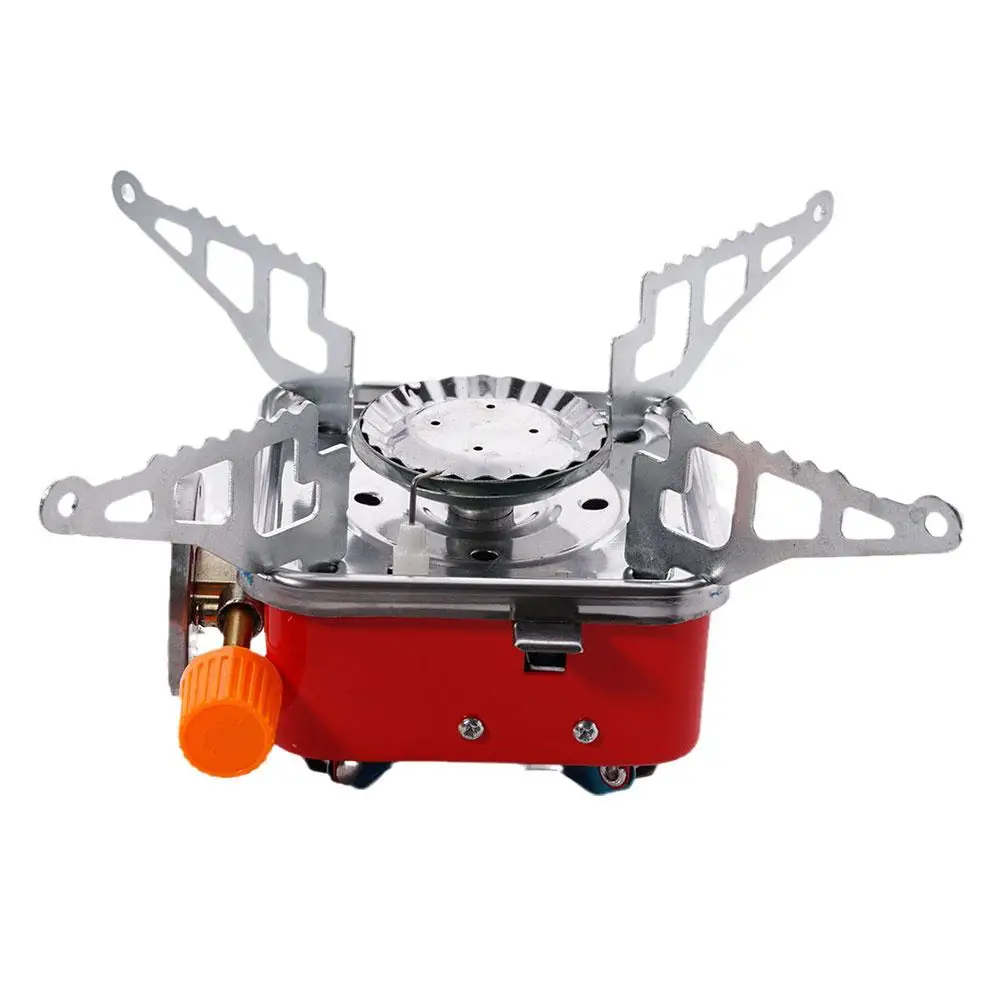 Picnic Card Type Camping Stove Foldable Portable Travel Cooking Stove Furnace For Outdoor Hiking Camping Picnic Accessories